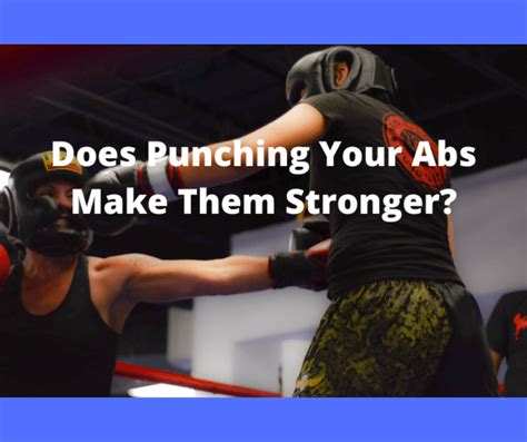 punched abs|do punching abs make you stronger.